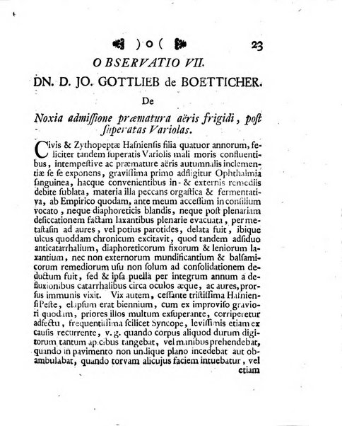 Acta physico-medica Academiae caesareae leopoldino-carolinae naturae curiosorum exhibentia ephemerides sive oservationes historias et experimenta a celeberrimis Germaniae et exterarum regionum viris habita et communicata..