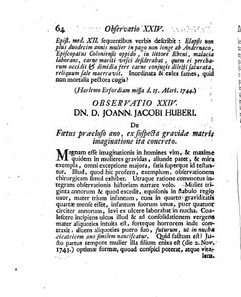 Acta physico-medica Academiae caesareae leopoldino-carolinae naturae curiosorum exhibentia ephemerides sive oservationes historias et experimenta a celeberrimis Germaniae et exterarum regionum viris habita et communicata..