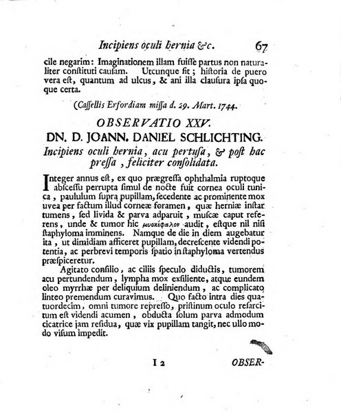 Acta physico-medica Academiae caesareae leopoldino-carolinae naturae curiosorum exhibentia ephemerides sive oservationes historias et experimenta a celeberrimis Germaniae et exterarum regionum viris habita et communicata..