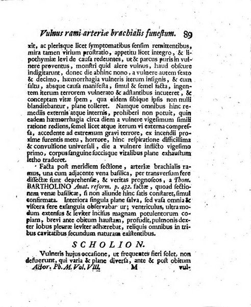 Acta physico-medica Academiae caesareae leopoldino-carolinae naturae curiosorum exhibentia ephemerides sive oservationes historias et experimenta a celeberrimis Germaniae et exterarum regionum viris habita et communicata..