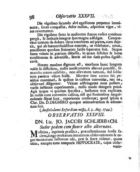 Acta physico-medica Academiae caesareae leopoldino-carolinae naturae curiosorum exhibentia ephemerides sive oservationes historias et experimenta a celeberrimis Germaniae et exterarum regionum viris habita et communicata..