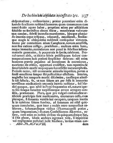 Acta physico-medica Academiae caesareae leopoldino-carolinae naturae curiosorum exhibentia ephemerides sive oservationes historias et experimenta a celeberrimis Germaniae et exterarum regionum viris habita et communicata..