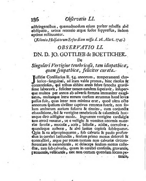 Acta physico-medica Academiae caesareae leopoldino-carolinae naturae curiosorum exhibentia ephemerides sive oservationes historias et experimenta a celeberrimis Germaniae et exterarum regionum viris habita et communicata..