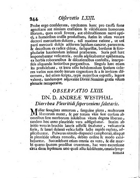 Acta physico-medica Academiae caesareae leopoldino-carolinae naturae curiosorum exhibentia ephemerides sive oservationes historias et experimenta a celeberrimis Germaniae et exterarum regionum viris habita et communicata..