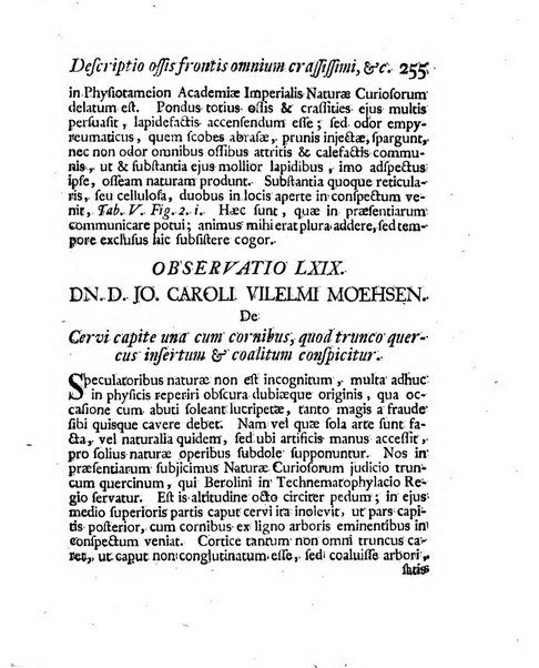 Acta physico-medica Academiae caesareae leopoldino-carolinae naturae curiosorum exhibentia ephemerides sive oservationes historias et experimenta a celeberrimis Germaniae et exterarum regionum viris habita et communicata..