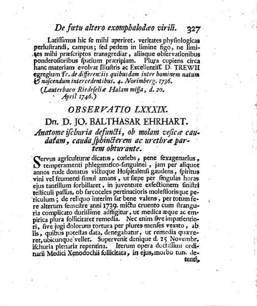 Acta physico-medica Academiae caesareae leopoldino-carolinae naturae curiosorum exhibentia ephemerides sive oservationes historias et experimenta a celeberrimis Germaniae et exterarum regionum viris habita et communicata..