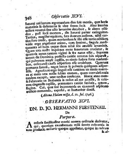 Acta physico-medica Academiae caesareae leopoldino-carolinae naturae curiosorum exhibentia ephemerides sive oservationes historias et experimenta a celeberrimis Germaniae et exterarum regionum viris habita et communicata..