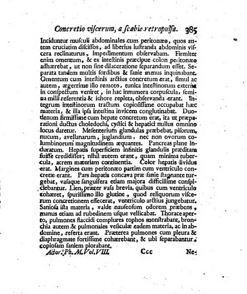 Acta physico-medica Academiae caesareae leopoldino-carolinae naturae curiosorum exhibentia ephemerides sive oservationes historias et experimenta a celeberrimis Germaniae et exterarum regionum viris habita et communicata..