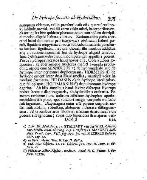 Acta physico-medica Academiae caesareae leopoldino-carolinae naturae curiosorum exhibentia ephemerides sive oservationes historias et experimenta a celeberrimis Germaniae et exterarum regionum viris habita et communicata..