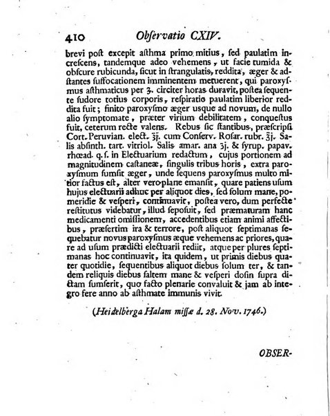 Acta physico-medica Academiae caesareae leopoldino-carolinae naturae curiosorum exhibentia ephemerides sive oservationes historias et experimenta a celeberrimis Germaniae et exterarum regionum viris habita et communicata..