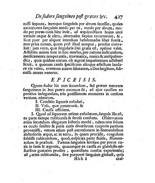 Acta physico-medica Academiae caesareae leopoldino-carolinae naturae curiosorum exhibentia ephemerides sive oservationes historias et experimenta a celeberrimis Germaniae et exterarum regionum viris habita et communicata..