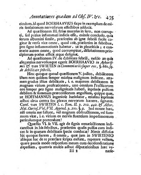 Acta physico-medica Academiae caesareae leopoldino-carolinae naturae curiosorum exhibentia ephemerides sive oservationes historias et experimenta a celeberrimis Germaniae et exterarum regionum viris habita et communicata..