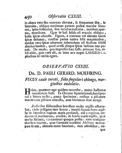 Acta physico-medica Academiae caesareae leopoldino-carolinae naturae curiosorum exhibentia ephemerides sive oservationes historias et experimenta a celeberrimis Germaniae et exterarum regionum viris habita et communicata..