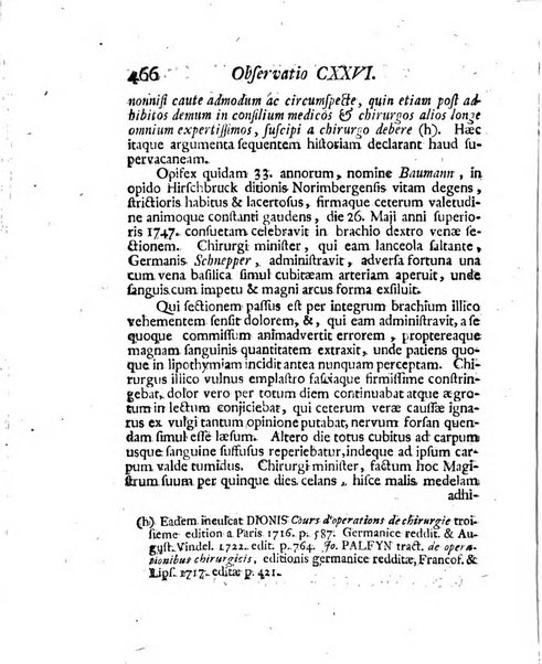 Acta physico-medica Academiae caesareae leopoldino-carolinae naturae curiosorum exhibentia ephemerides sive oservationes historias et experimenta a celeberrimis Germaniae et exterarum regionum viris habita et communicata..