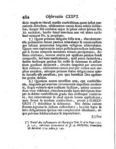 Acta physico-medica Academiae caesareae leopoldino-carolinae naturae curiosorum exhibentia ephemerides sive oservationes historias et experimenta a celeberrimis Germaniae et exterarum regionum viris habita et communicata..