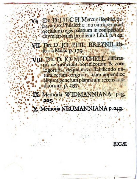 Acta physico-medica Academiae caesareae leopoldino-carolinae naturae curiosorum exhibentia ephemerides sive oservationes historias et experimenta a celeberrimis Germaniae et exterarum regionum viris habita et communicata..