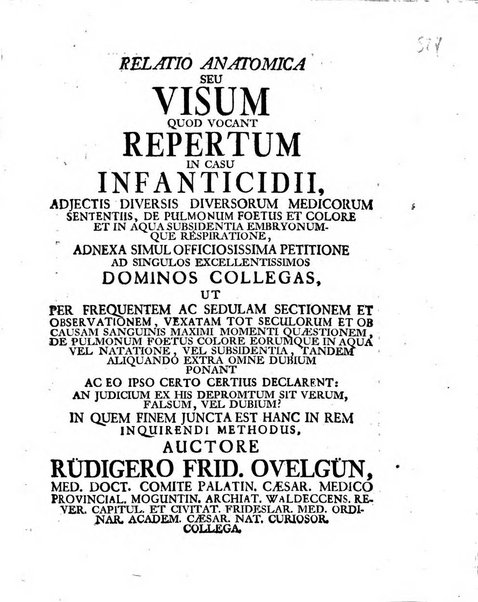 Acta physico-medica Academiae caesareae leopoldino-carolinae naturae curiosorum exhibentia ephemerides sive oservationes historias et experimenta a celeberrimis Germaniae et exterarum regionum viris habita et communicata..