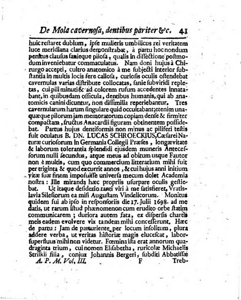 Acta physico-medica Academiae caesareae leopoldino-carolinae naturae curiosorum exhibentia ephemerides sive oservationes historias et experimenta a celeberrimis Germaniae et exterarum regionum viris habita et communicata..