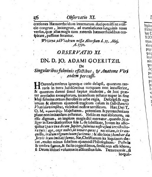 Acta physico-medica Academiae caesareae leopoldino-carolinae naturae curiosorum exhibentia ephemerides sive oservationes historias et experimenta a celeberrimis Germaniae et exterarum regionum viris habita et communicata..