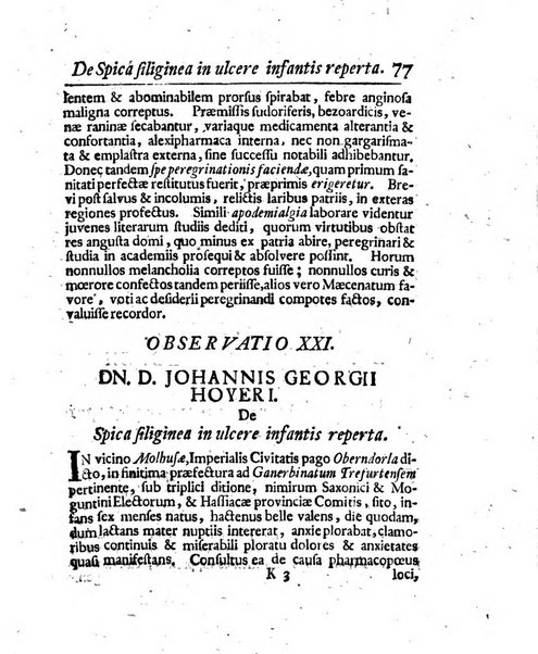 Acta physico-medica Academiae caesareae leopoldino-carolinae naturae curiosorum exhibentia ephemerides sive oservationes historias et experimenta a celeberrimis Germaniae et exterarum regionum viris habita et communicata..