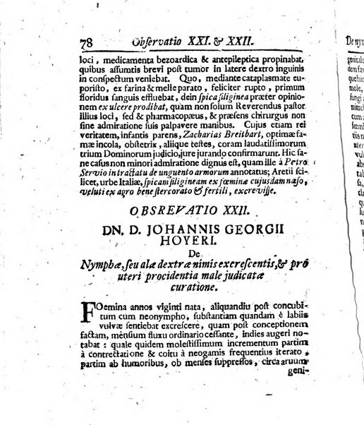 Acta physico-medica Academiae caesareae leopoldino-carolinae naturae curiosorum exhibentia ephemerides sive oservationes historias et experimenta a celeberrimis Germaniae et exterarum regionum viris habita et communicata..