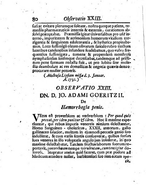 Acta physico-medica Academiae caesareae leopoldino-carolinae naturae curiosorum exhibentia ephemerides sive oservationes historias et experimenta a celeberrimis Germaniae et exterarum regionum viris habita et communicata..