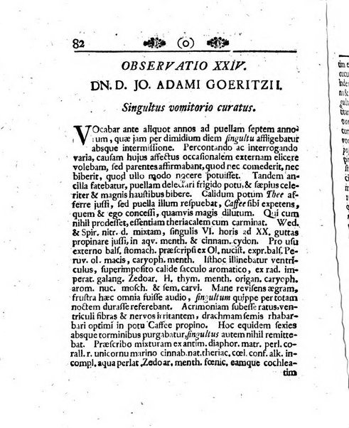 Acta physico-medica Academiae caesareae leopoldino-carolinae naturae curiosorum exhibentia ephemerides sive oservationes historias et experimenta a celeberrimis Germaniae et exterarum regionum viris habita et communicata..