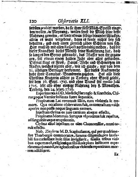 Acta physico-medica Academiae caesareae leopoldino-carolinae naturae curiosorum exhibentia ephemerides sive oservationes historias et experimenta a celeberrimis Germaniae et exterarum regionum viris habita et communicata..