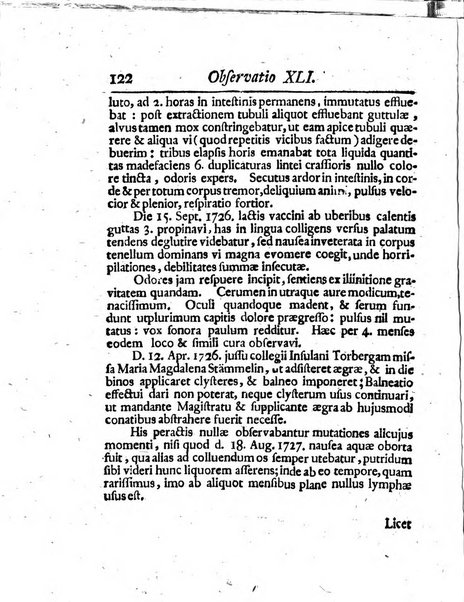 Acta physico-medica Academiae caesareae leopoldino-carolinae naturae curiosorum exhibentia ephemerides sive oservationes historias et experimenta a celeberrimis Germaniae et exterarum regionum viris habita et communicata..