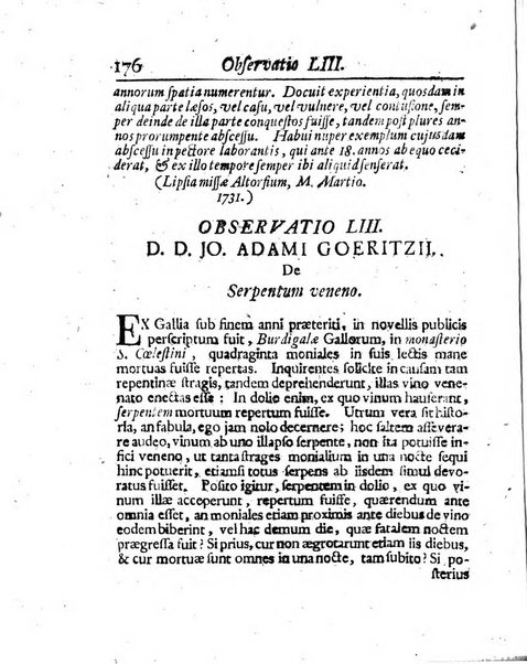 Acta physico-medica Academiae caesareae leopoldino-carolinae naturae curiosorum exhibentia ephemerides sive oservationes historias et experimenta a celeberrimis Germaniae et exterarum regionum viris habita et communicata..