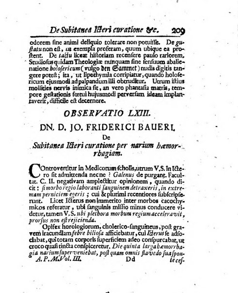 Acta physico-medica Academiae caesareae leopoldino-carolinae naturae curiosorum exhibentia ephemerides sive oservationes historias et experimenta a celeberrimis Germaniae et exterarum regionum viris habita et communicata..