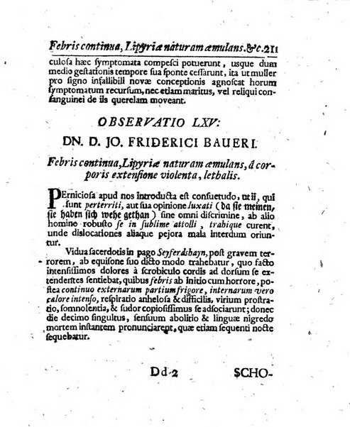 Acta physico-medica Academiae caesareae leopoldino-carolinae naturae curiosorum exhibentia ephemerides sive oservationes historias et experimenta a celeberrimis Germaniae et exterarum regionum viris habita et communicata..