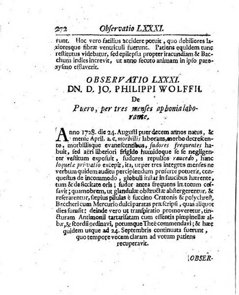 Acta physico-medica Academiae caesareae leopoldino-carolinae naturae curiosorum exhibentia ephemerides sive oservationes historias et experimenta a celeberrimis Germaniae et exterarum regionum viris habita et communicata..