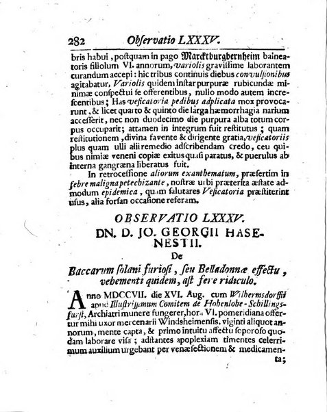 Acta physico-medica Academiae caesareae leopoldino-carolinae naturae curiosorum exhibentia ephemerides sive oservationes historias et experimenta a celeberrimis Germaniae et exterarum regionum viris habita et communicata..