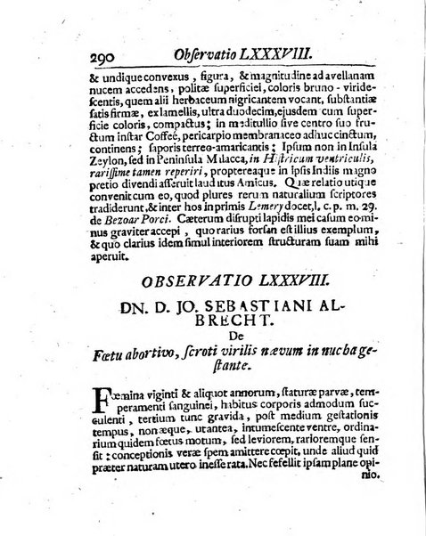 Acta physico-medica Academiae caesareae leopoldino-carolinae naturae curiosorum exhibentia ephemerides sive oservationes historias et experimenta a celeberrimis Germaniae et exterarum regionum viris habita et communicata..