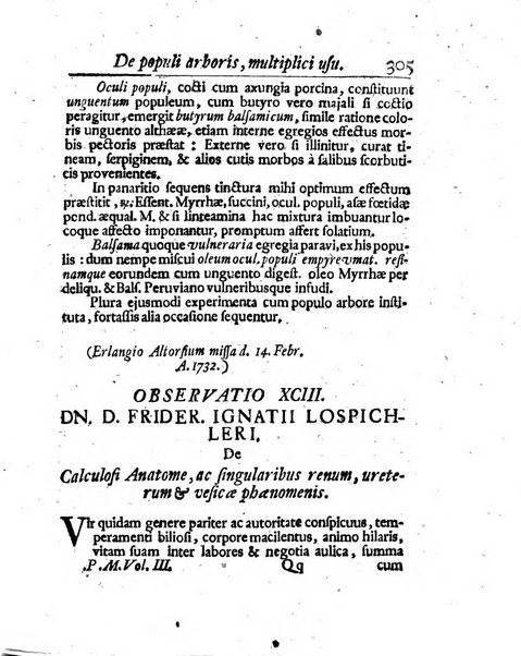 Acta physico-medica Academiae caesareae leopoldino-carolinae naturae curiosorum exhibentia ephemerides sive oservationes historias et experimenta a celeberrimis Germaniae et exterarum regionum viris habita et communicata..