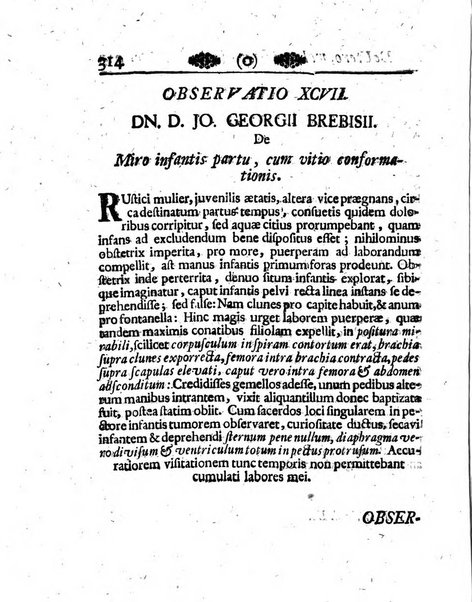 Acta physico-medica Academiae caesareae leopoldino-carolinae naturae curiosorum exhibentia ephemerides sive oservationes historias et experimenta a celeberrimis Germaniae et exterarum regionum viris habita et communicata..