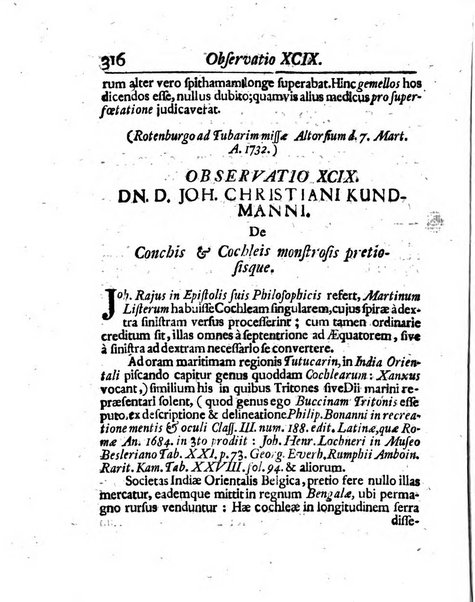 Acta physico-medica Academiae caesareae leopoldino-carolinae naturae curiosorum exhibentia ephemerides sive oservationes historias et experimenta a celeberrimis Germaniae et exterarum regionum viris habita et communicata..