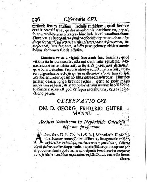 Acta physico-medica Academiae caesareae leopoldino-carolinae naturae curiosorum exhibentia ephemerides sive oservationes historias et experimenta a celeberrimis Germaniae et exterarum regionum viris habita et communicata..