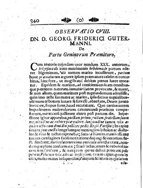 Acta physico-medica Academiae caesareae leopoldino-carolinae naturae curiosorum exhibentia ephemerides sive oservationes historias et experimenta a celeberrimis Germaniae et exterarum regionum viris habita et communicata..