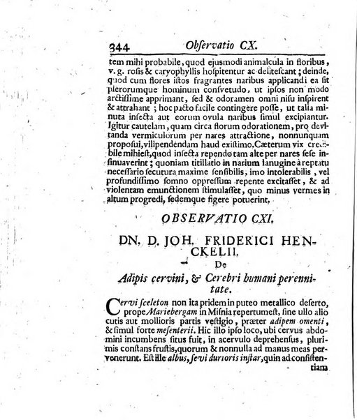 Acta physico-medica Academiae caesareae leopoldino-carolinae naturae curiosorum exhibentia ephemerides sive oservationes historias et experimenta a celeberrimis Germaniae et exterarum regionum viris habita et communicata..