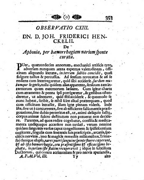 Acta physico-medica Academiae caesareae leopoldino-carolinae naturae curiosorum exhibentia ephemerides sive oservationes historias et experimenta a celeberrimis Germaniae et exterarum regionum viris habita et communicata..