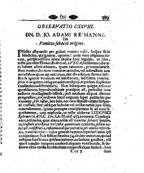 Acta physico-medica Academiae caesareae leopoldino-carolinae naturae curiosorum exhibentia ephemerides sive oservationes historias et experimenta a celeberrimis Germaniae et exterarum regionum viris habita et communicata..