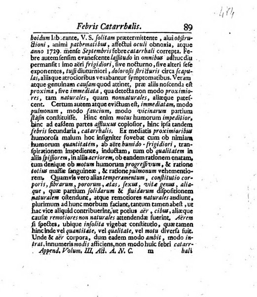 Acta physico-medica Academiae caesareae leopoldino-carolinae naturae curiosorum exhibentia ephemerides sive oservationes historias et experimenta a celeberrimis Germaniae et exterarum regionum viris habita et communicata..