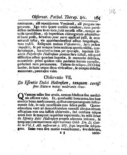 Acta physico-medica Academiae caesareae leopoldino-carolinae naturae curiosorum exhibentia ephemerides sive oservationes historias et experimenta a celeberrimis Germaniae et exterarum regionum viris habita et communicata..