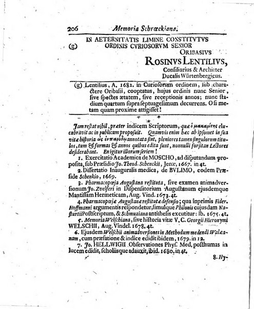 Acta physico-medica Academiae caesareae leopoldino-carolinae naturae curiosorum exhibentia ephemerides sive oservationes historias et experimenta a celeberrimis Germaniae et exterarum regionum viris habita et communicata..