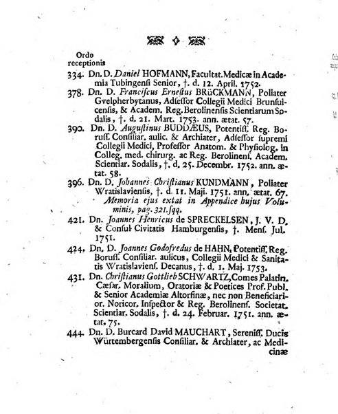 Acta physico-medica Academiae caesareae leopoldino-carolinae naturae curiosorum exhibentia ephemerides sive oservationes historias et experimenta a celeberrimis Germaniae et exterarum regionum viris habita et communicata..