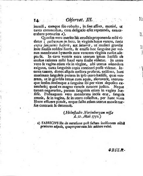 Acta physico-medica Academiae caesareae leopoldino-carolinae naturae curiosorum exhibentia ephemerides sive oservationes historias et experimenta a celeberrimis Germaniae et exterarum regionum viris habita et communicata..