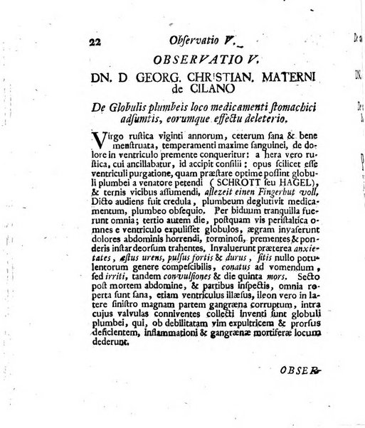 Acta physico-medica Academiae caesareae leopoldino-carolinae naturae curiosorum exhibentia ephemerides sive oservationes historias et experimenta a celeberrimis Germaniae et exterarum regionum viris habita et communicata..