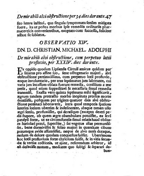 Acta physico-medica Academiae caesareae leopoldino-carolinae naturae curiosorum exhibentia ephemerides sive oservationes historias et experimenta a celeberrimis Germaniae et exterarum regionum viris habita et communicata..